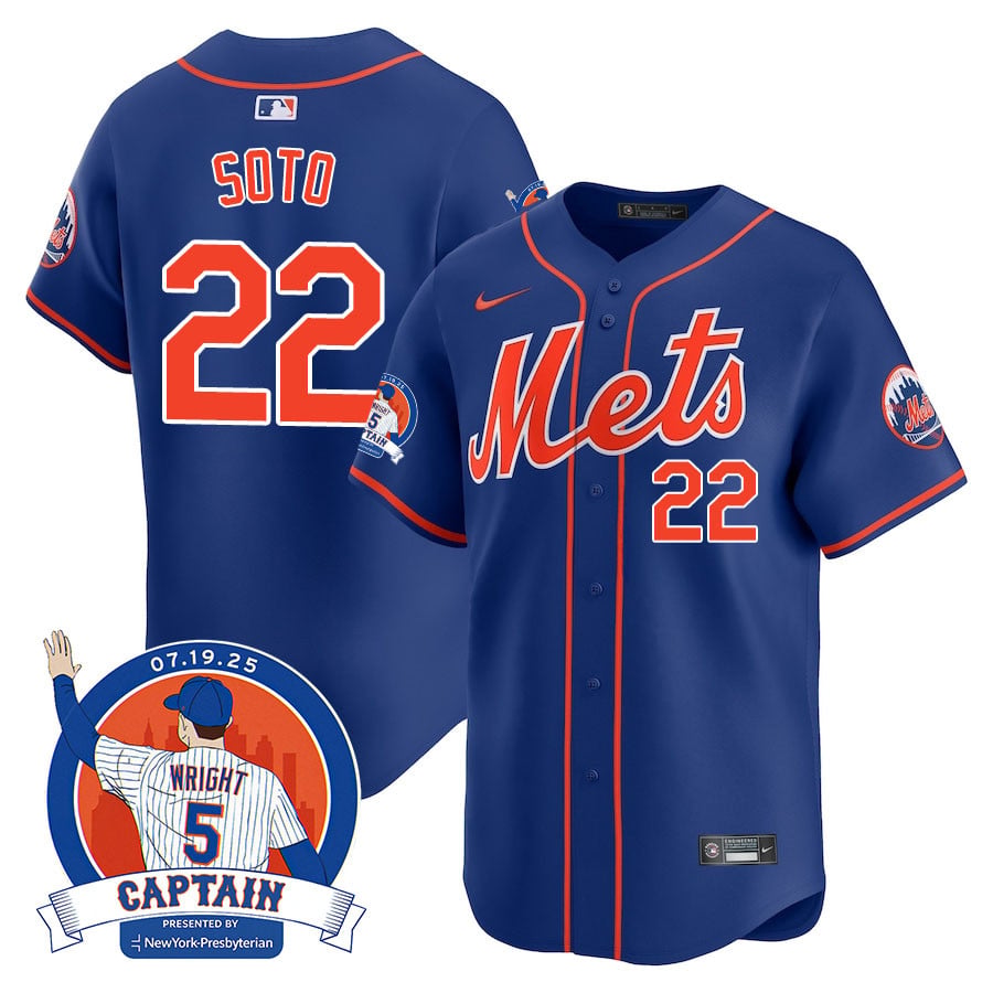 Men's New York Mets David Wright "Mets Legend" Jersey - All Stitched