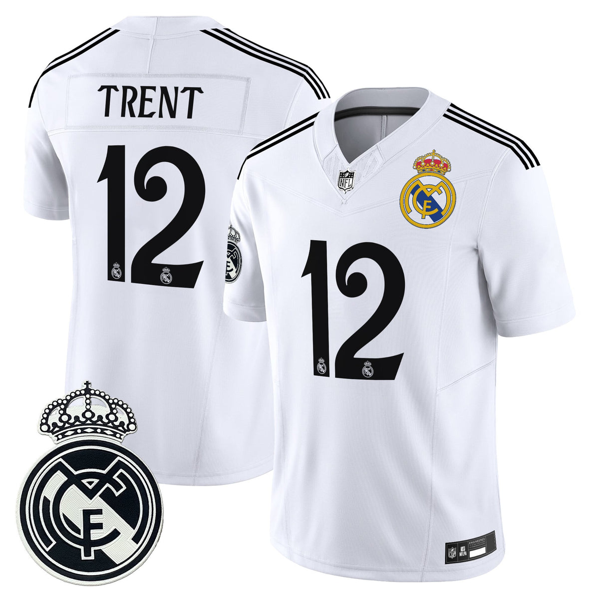 Real Madrid 2025 Soccer x Football Vapor Limited Jersey - All stitched