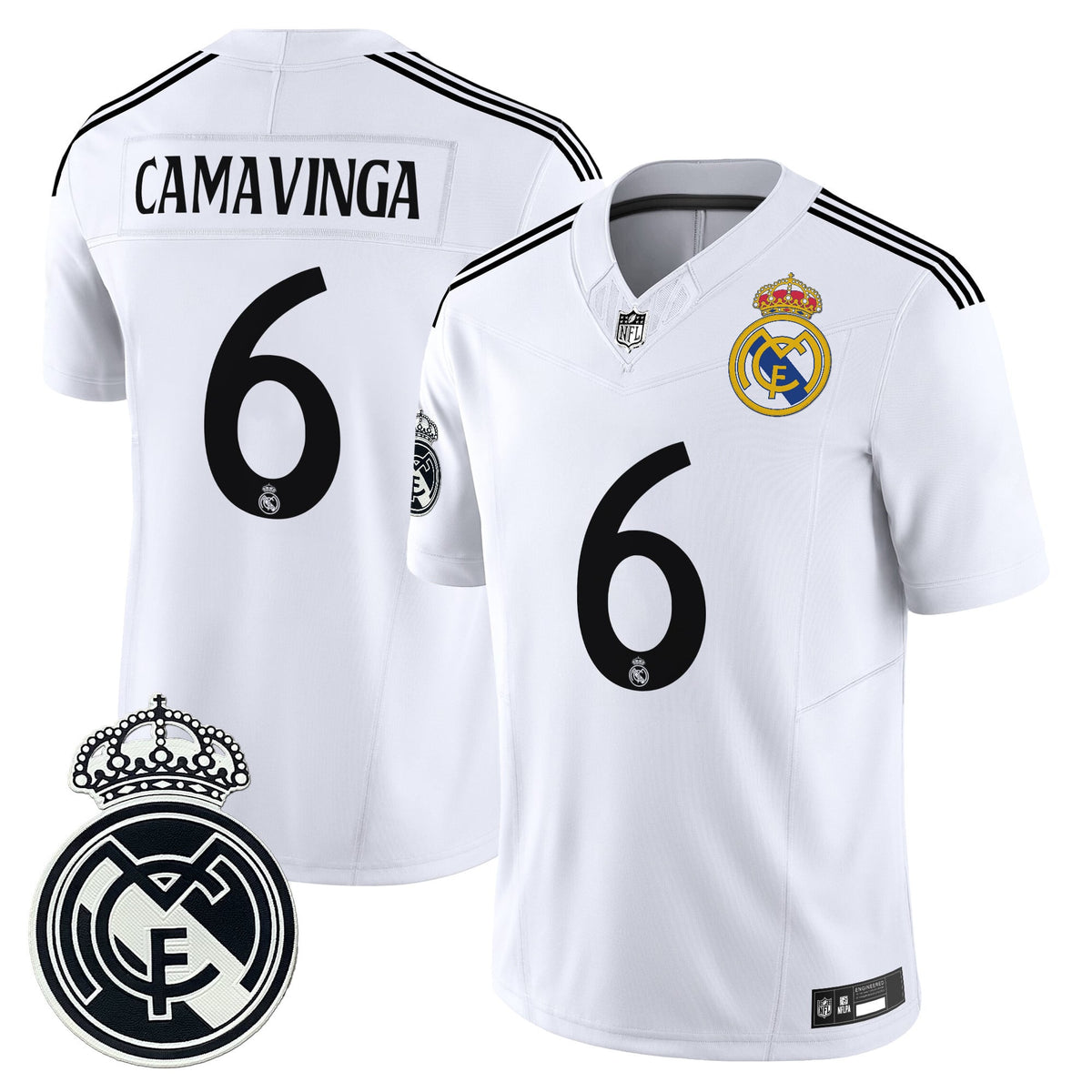 Real Madrid 2025 Soccer x Football Vapor Limited Jersey - All stitched