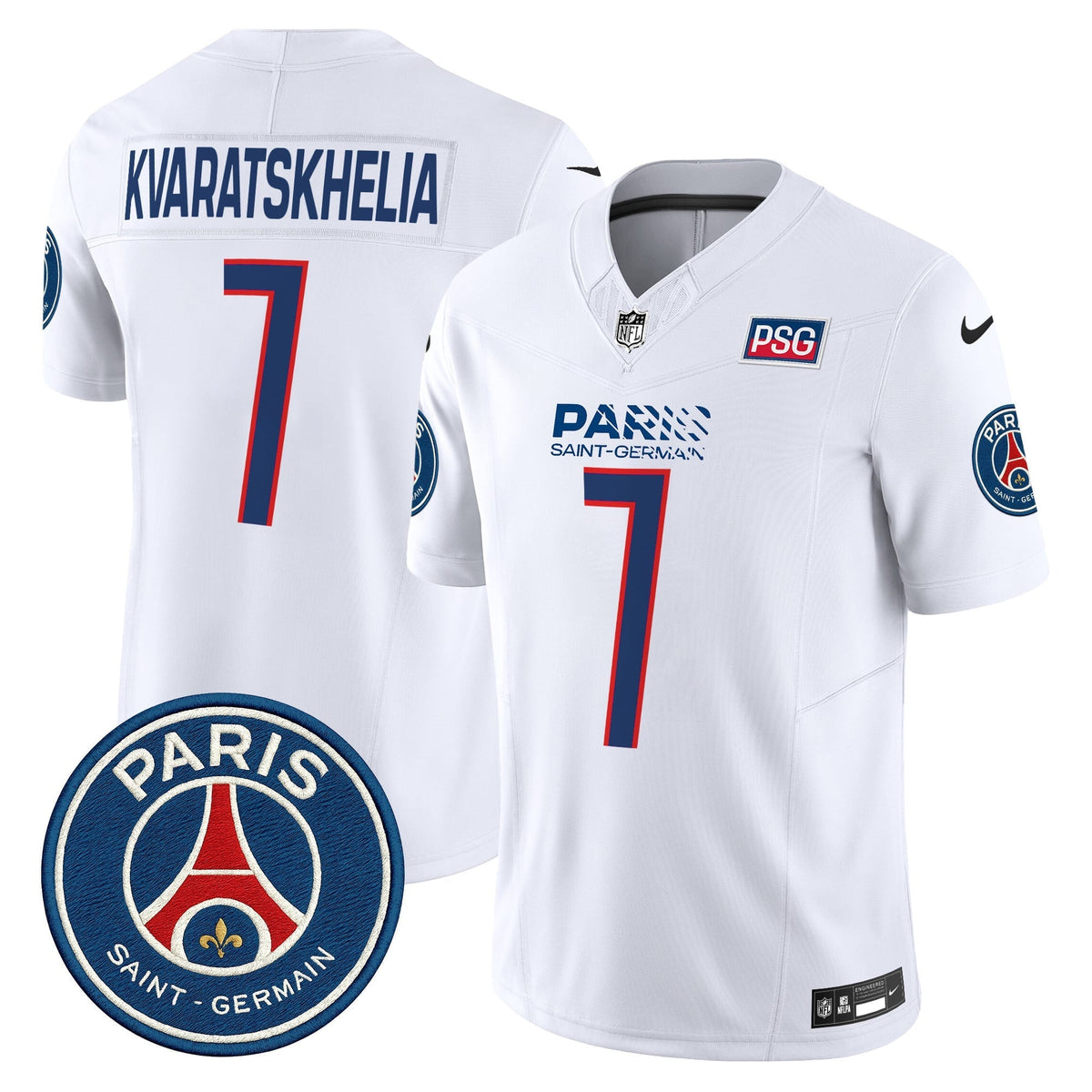 Men's Paris Saint-Germain 2025 Soccer x Football Vapor Limited Jersey - Stitched