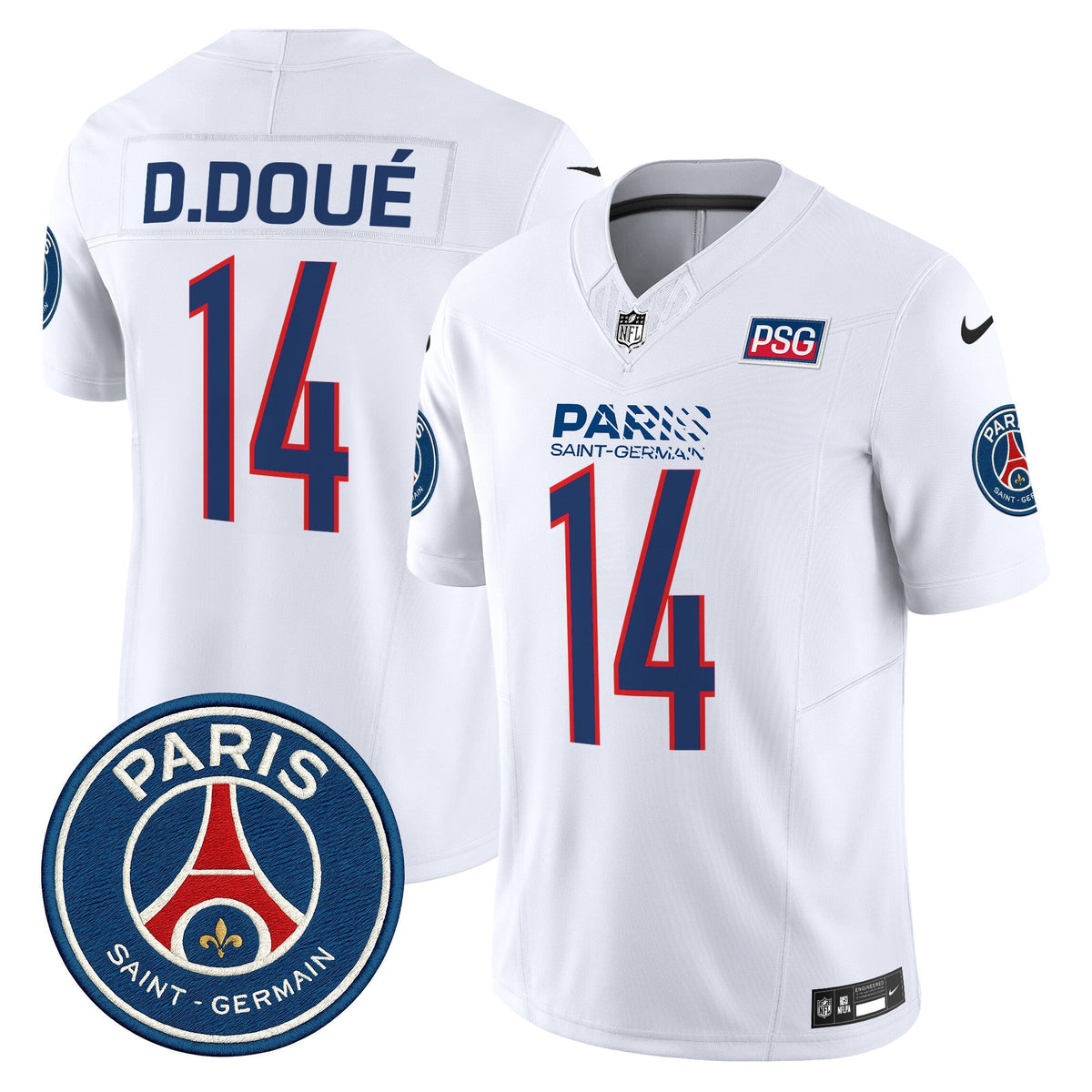 Men's Paris Saint-Germain 2025 Soccer x Football Vapor Limited Jersey - Stitched